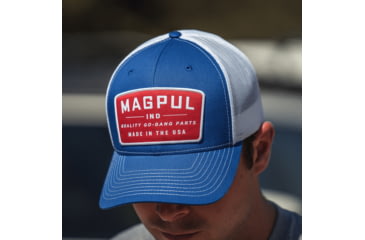 Image of Magpul Industries Go Bang Trucker Hat, Royal/White, OSFA, MAG1102-423