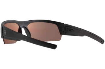 Image of Magpul Industries Helix Eyewear Shooting Glasses, Black Frame, Bronze/Blue Mirror Lens, Polarized, MAG1097-1-001-2020