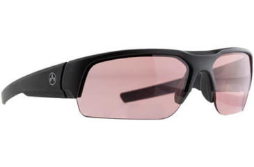 Image of Magpul Industries Helix Eyewear Shooting Glasses, Black Frame, Rose Lens, MAG1097-0-001-3000