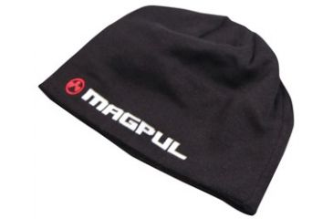 Image of Magpul Industries Logotext Skull Beanie, Black, OSFA MPIMAG900-BLK