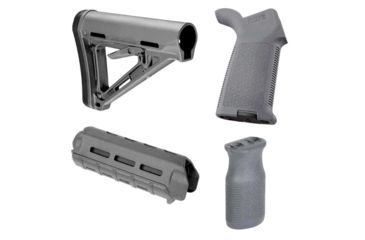 Image of Magpul Industries M-LOK MOE Kit Commercial, Gray, AR MLOK COMKIT-GRY