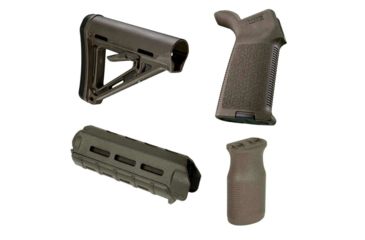Image of Magpul Industries M-LOK MOE Kit Commercial, OD Green, AR MLOK COMKIT-ODG