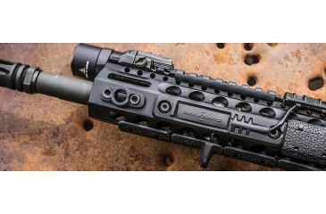 Image of Magpul Industries M-LOK Tape Switch Mounting Plate, Surefire ST MPIMAG617BLK