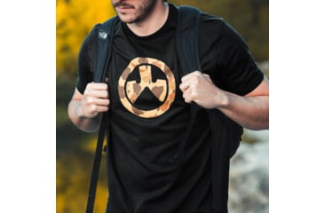 Image of Magpul MAG1527-001-2XL Raider Camo Icon CVC Black Cotton/Polyester Short Sleeve