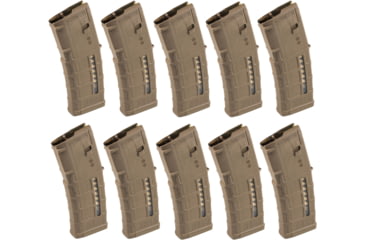 Image of Magpul Industries PMAG GEN M3 AR-15/M16/M4 .223 Rem/5.56x45mm NATO, Medium Coyote Tan, 10-Pack