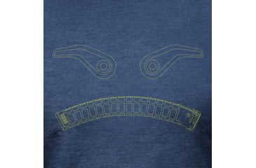 Image of Magpul Industries Magmouth T-Shirt - Mens, Navy Heather, Short Sleeve, 2XL, MAG12684112X