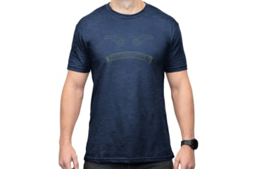 Image of Magpul Industries Magmouth T-Shirt - Mens, Navy Heather, Short Sleeve, 2XL, MAG12684112X