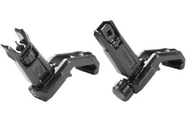 Image of Magpul Industries MBUS Pro Offset Deployable Front and Rear Sight, Black, 250-054-136-KIT1