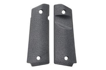 Image of Magpul Industries MOE 1911 Grip Panels, For 1911, TSP Texture, Magazine Release Cut-out, Black MPIMAG544BLK