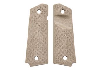 Image of Magpul Industries MOE 1911 Grip Panels, For 1911, TSP Texture, Magazine Release Cut-out, Flat Dark Earth MPIMAG544FDE