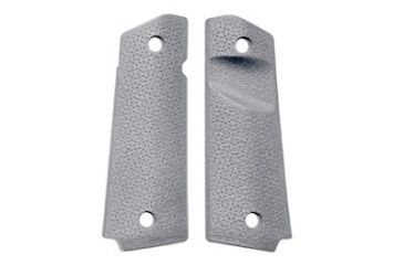 Image of Magpul Industries MOE 1911 Grip Panels, For 1911, TSP Texture, Magazine Release Cut-out, Grey MPIMAG544GRY