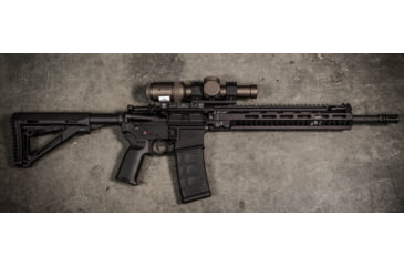 Image of Magpul Industries MOE-K2+ Grip, Fits AR Rifles, Black, MAG532BLK