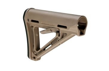 Image of Magpul Industries MOE Rifle Stock, Fits AR-15/M-16, Mil-Spec, Flat Dark Earth MPIMAG400FDE