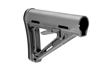 Image of Magpul Industries MOE Rifle Stock, Fits AR-15/M-16, Mil-Spec, Gray MPIMAG400GRY