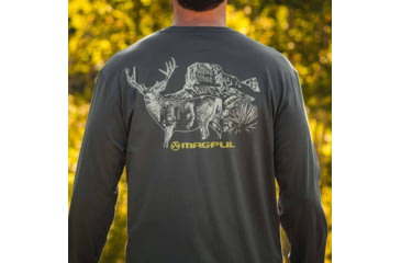 Image of Magpul Industries Muley Long Sleeve Shirt - Mens, Charcoal Gray, Medium, MAG1233-010-M