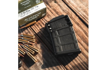 Image of Magpul Industries PMAG 5.56x45mm AC AICS Short Action Rifle Magazine, 10 Rounds, Black, MAG1100-BLK