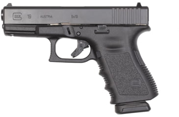 Image of Magpul Industries PMAG GL9 Glock 19 Pistol Magazine, 9mm Luger, 15 Round, Black, 1 Pack, Polymer, MGMPI550BLK-15RD