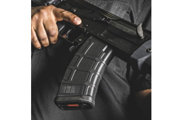 Image of Magpul Industries PMAG 20 AK/AKM MOE, AK-47, 7.62x39mm, 20 Round Rifle Magazine, Black, 1 Pack, MAG658-BLK-20RD