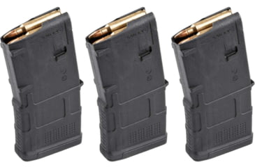 Image of Magpul Industries PMAG GEN M3 AR-15/M16/M4 Rifle Magazine, .223 Rem/5.56x45mm NATO, 20 Round, Black, 3 Pack