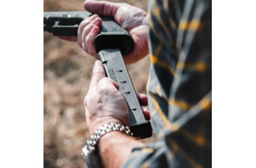 Image of Magpul Industries PMAG 21 GL9 Glock, 9mm Luger, 27 Round Rifle Magazine, Black, 1 Pack, MAG662-BLK-27RD