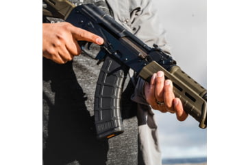 Image of Magpul Industries PMAG 30 AK/AKM MOE, AK-47, 7.62x39mm, 30 Round Rifle Magazine, Black, 1 Pack, MAG572-BLK-30RD