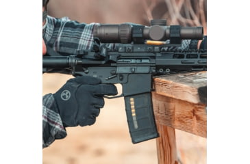 Image of Magpul Industries PMAG 30 Gen M2 MOE Window, AR-15/M4, 5.56x45, 30 Round Rifle Magazine, Black, 1 Pack, NSN MAG570-BLK 1005-01-576-5164, MAG570-BLK-30RD