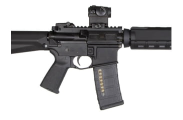 Image of Magpul Industries PMAG 30 Gen M2 MOE Window, AR-15/M4, 5.56x45, 30 Round Rifle Magazine, Black, 1 Pack, NSN MAG570-BLK 1005-01-576-5164, MAG570-BLK-30RD
