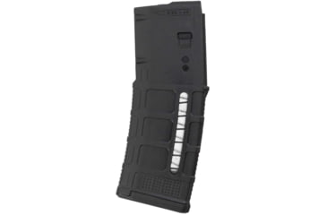 Image of Magpul Industries PMAG 30 Gen M3 Window AR-15/M4 5.56x45 NATO/.223 Remington, 30 Round Rifle Magazine, Black, 1 Pack, NSN MAG556-BLK 1005-01-615-5169, MAG556-BLK-30RD