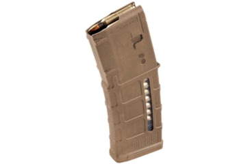 Image of Magpul Industries PMAG 30 Gen M3 Window AR-15/M4 5.56x45 NATO/.223 Remington, 30 Round Rifle Magazine, Medium Coyote Tan 1 Pack, NSN MAG556-MCT 1005-01-659-7086, MAG556-MCT-30RD