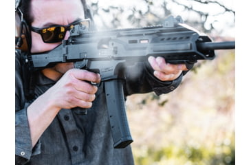 Image of Magpul Industries PMAG 35 EV9 CZ Scorpion EVO 3/3 Plus, 9mm, 35 Round Magazine, Black, 1 Pack, MAG1013-BLK-35RD