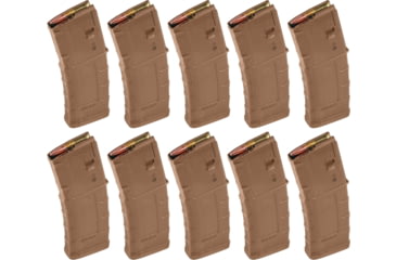 Image of Magpul Industries PMAG GEN M3 AR-15 .300 Blackout 30 Round Rifle Magazine, Medium Coyote Tan, 10-Pack