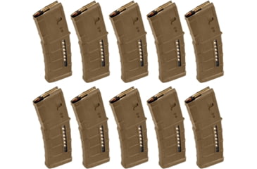 Image of Magpul Industries PMAG GEN M3 AR-15/M16/M4 .223 Rem/5.56x45mm NATO, Modified Coyote Brown, 10-Pack