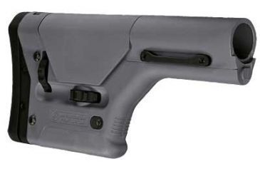 Image of Magpul Industries Precision Rifle/Sniper Stock, Fits AR-10, Fully Adjustable, Grey MPIMAG308GRY