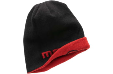 Image of Magpul Industries Reversible Icon Beanie, Black/Red, One Size, MAG1299-003