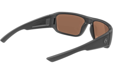 Image of Magpul Industries Rift Shooting Glasses, Black Frame, Bronze Lens/Blue Mirror, MAG1126-1-001-2020