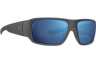 Image of Magpul Industries Rift Shooting Glasses, Black Frame, Bronze Lens/Blue Mirror, MAG1126-1-001-2020