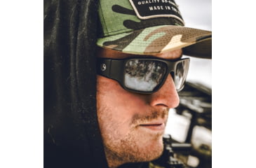 Image of Magpul Industries Rift Shooting Glasses, Black Frame, Gray Lens, MAG1126-0-001-1100