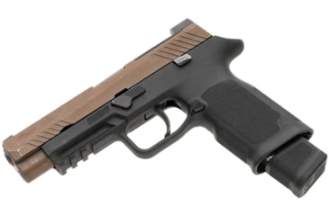 Image of Magpul Industries SIG P320 9mm 21 Rounds Stainless Steel/Polymer Pistol Magazine, Silver/Black, 21, MAG1465-SST