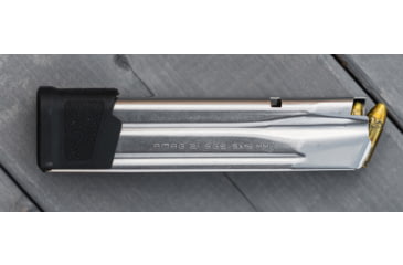 Image of Magpul Industries SIG P320 9mm 21 Rounds Stainless Steel/Polymer Pistol Magazine, Silver/Black, MAG1465-SST