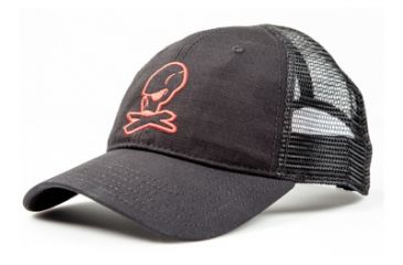 Image of Magpul Industries Skull Ripstop Trucker Cap, Black MPIMAG911-BLK