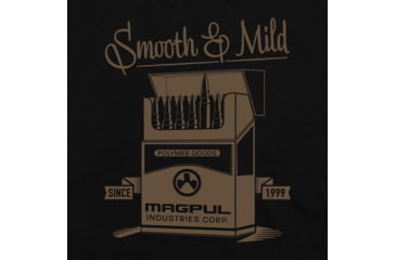 Image of Magpul Industries Smooth &amp; Mild Short Sleeve T-Shirt - Mens, Black, Small, MAG1267001S