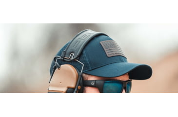 Image of Magpul Industries Standard Leather Patch Trucker Hat, Navy, One Size, MAG1212-410