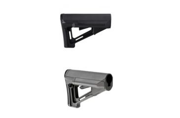 Image of Magpul Industries STR Rifle Stock, Fits AR-15/M4, Commercial-Spec, Black, Gray