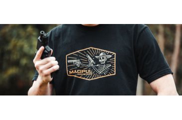 Image of Magpul Industries Tejas Cotton T-Shirt, Black, Small, MAG1120-001-S