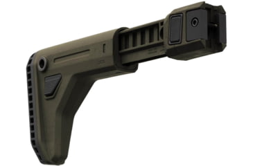 Image of Magpul Industries Universal Carbine Stock, Fits 1913 Picatinny Rail, Side Folding, Adjustable Length of Pull, Matte Finish