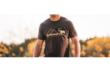 Image of Magpul Industries Wapiti Short Sleeve Shirt - Mens, Brown Heather, Small, MAG1234-203-S