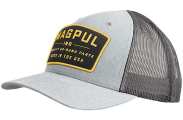 Image of Magpul Industries Go Bang Trucker Sports Cap - Mens, One Size, Heather Gray, MAG1102-031