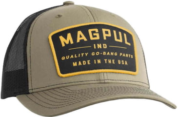 Image of Magpul MAG1102-314 Go Bang Trucker Hat OD Green/Black Adjustable Snapback OSFA S