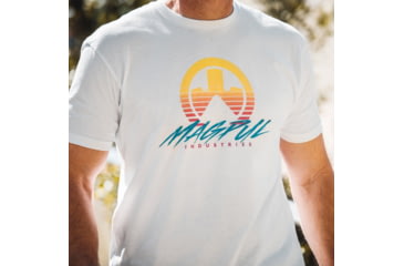 Image of Magpul Industries Brenten CVC T-Shirt, Men's, White, Large, MAG1134-100-L