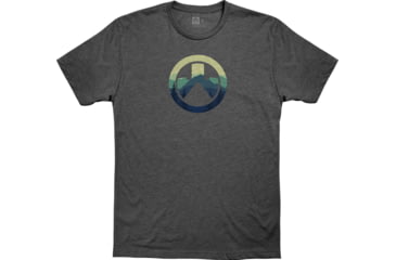 Image of Magpul Industries Cascade Icon Logo CVC T-Shirt, Large, Charcoal Heather, MAG1136-011-L